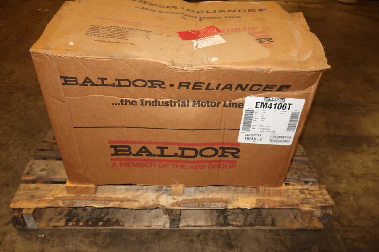 BALDOR EM4106T MOTOR 460V 20HP 3520RPM 3PH 256T 60HZ - ELECTRIC MOTORS