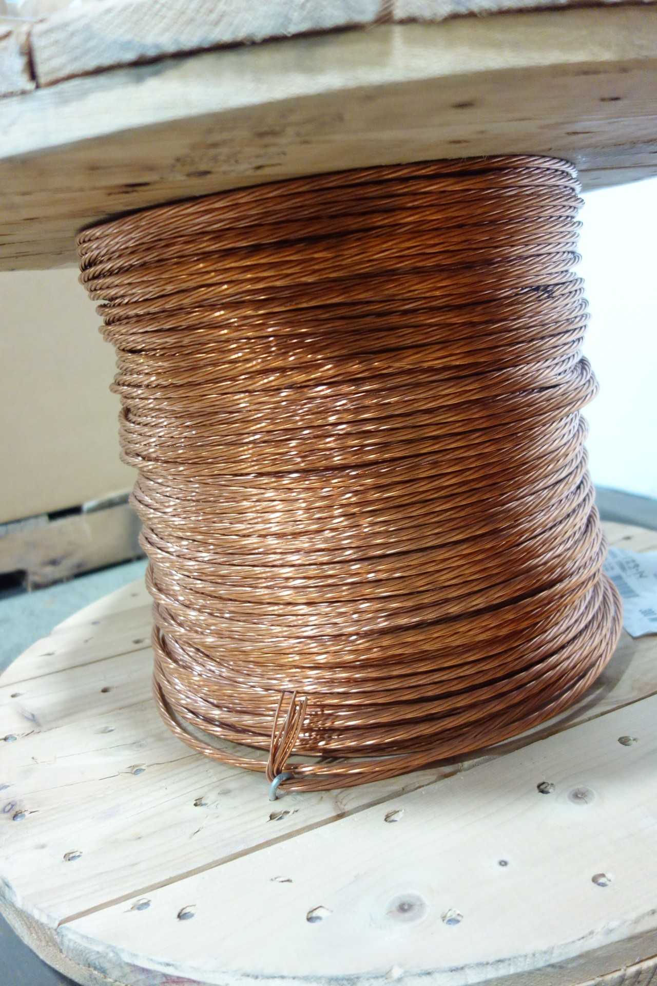 2 SPOOLS NEXANS COPPER WIRE - WIRE MANUFACTURING EQUIPMENT