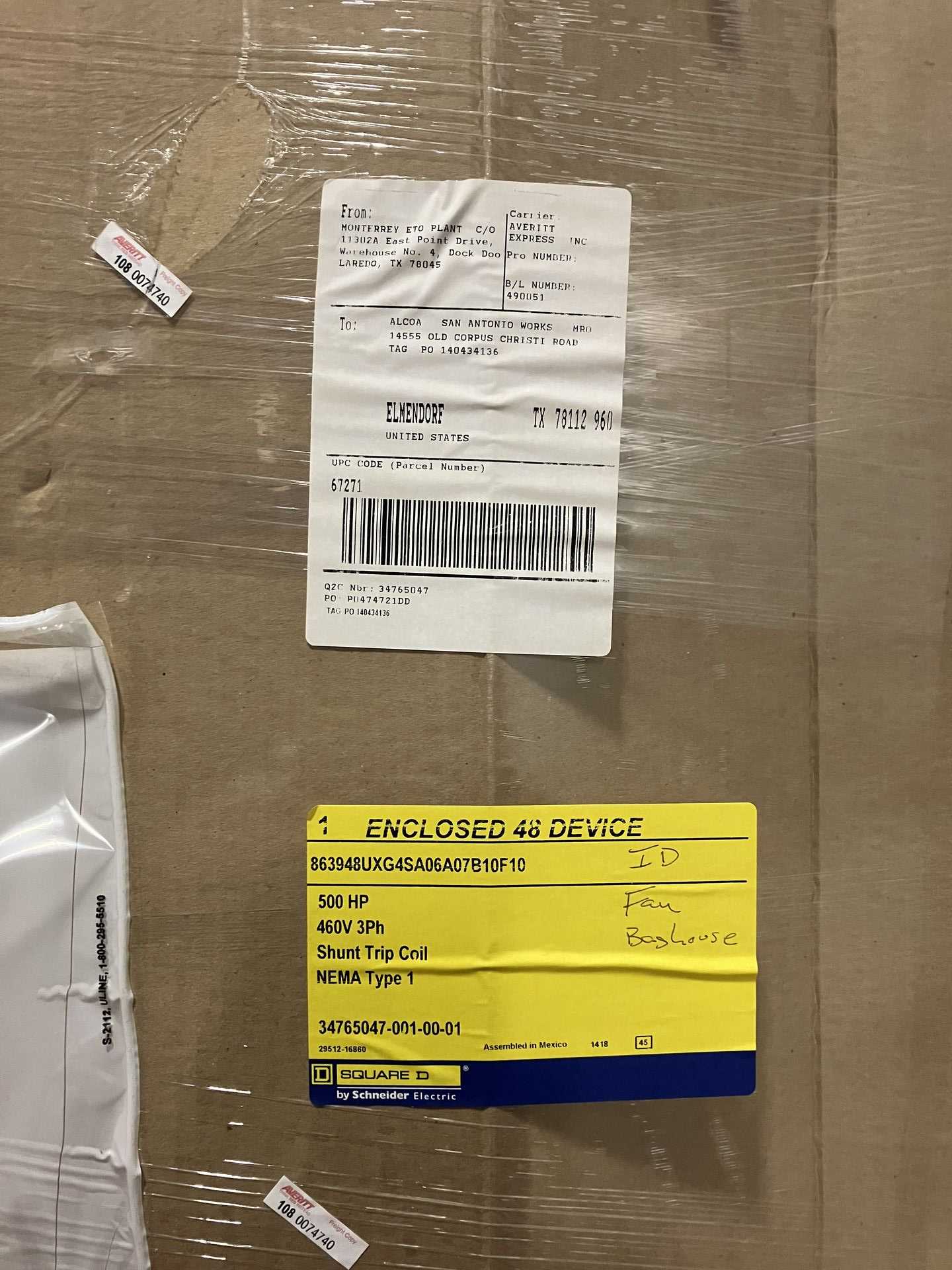 SECHERON 2600A FREE AIR CIRCUIT BREAKER - CIRCUIT BREAKERS