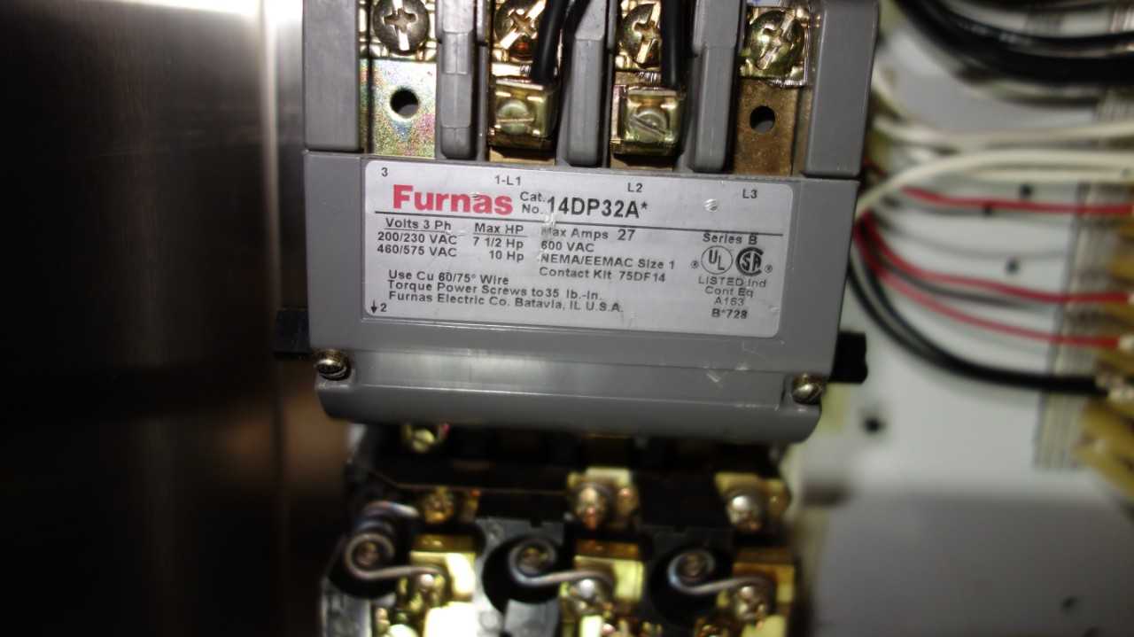 FURNAS 14DP32A SIZE 1 FUSED COMBINATION STARTER DISCONNECT - MOTOR STARTERS