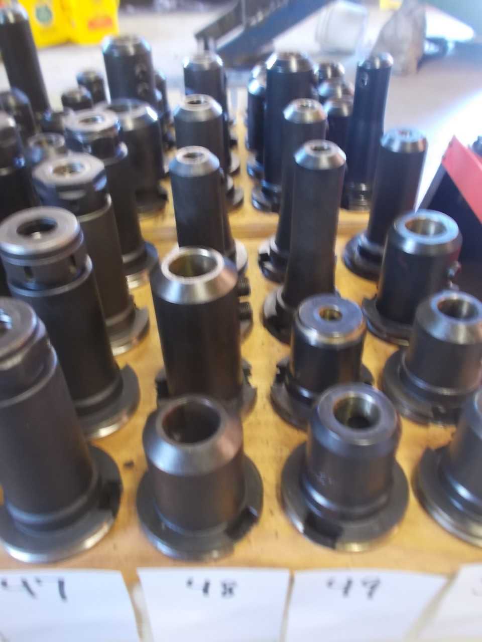 4 Parlec Cat 50 End Mill Holders Assorted - MACHINING ACCESSORIES & TOOLING