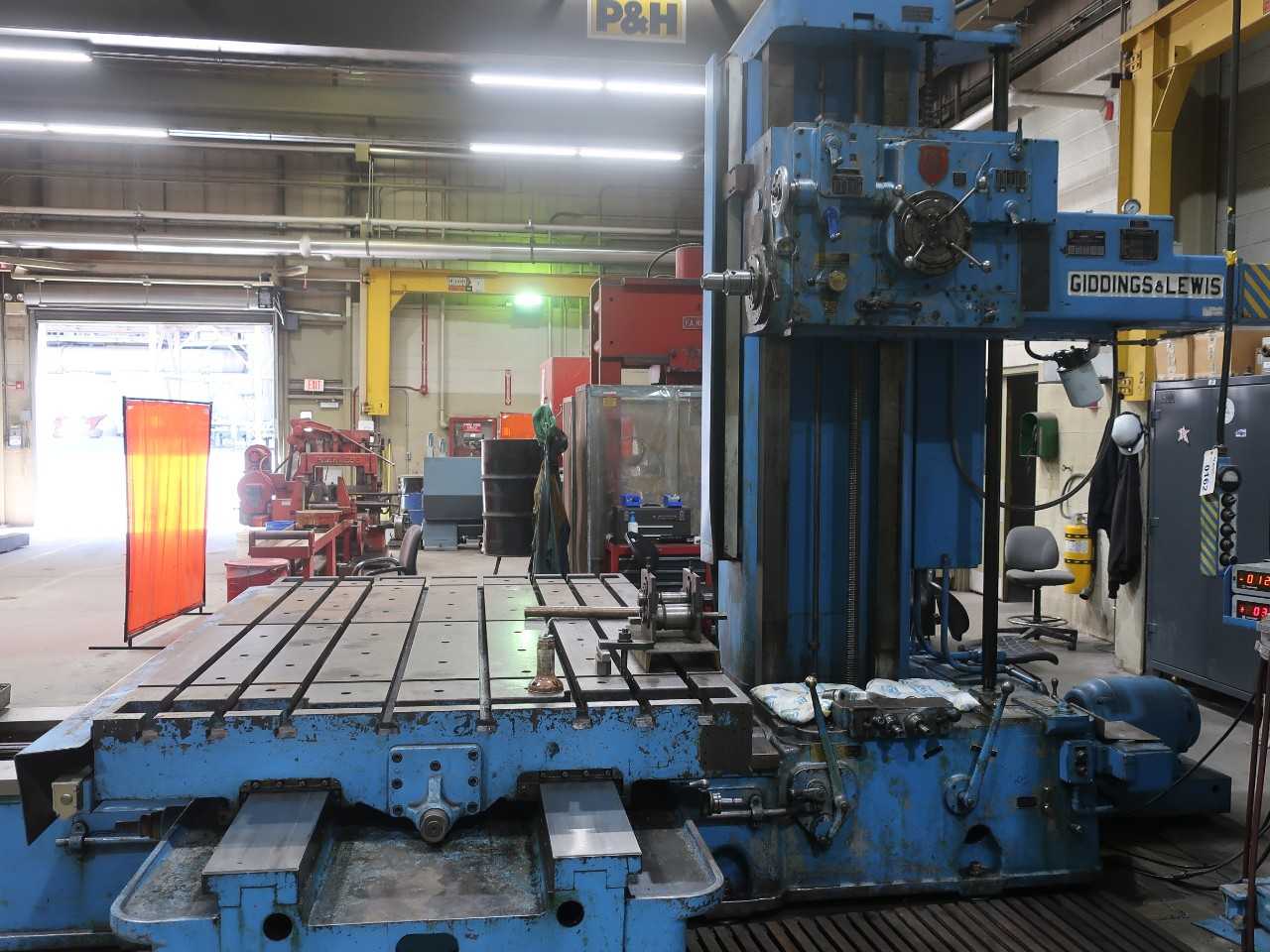 Horizontal milling machine, 24" spindle travel, 40" vertical head travel, 60"x98" table, Anilam & Farrand DRO, 460V-AC - MILLING MACHINES