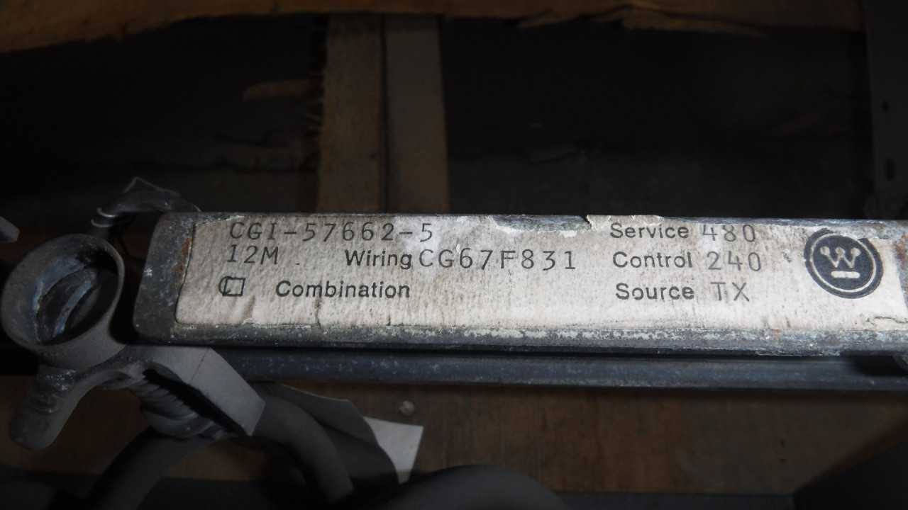 Lot of Two 200 Amp Westinghouse Circuit Breakers - MOTOR STARTERS