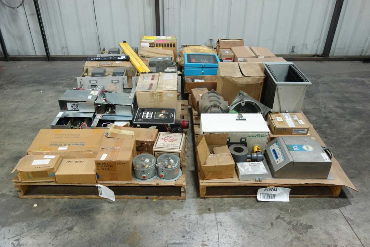4 PALLETS OF ASSORTED ELECTRICAL COMPONENTS - ELECTRICAL COMPONENTS