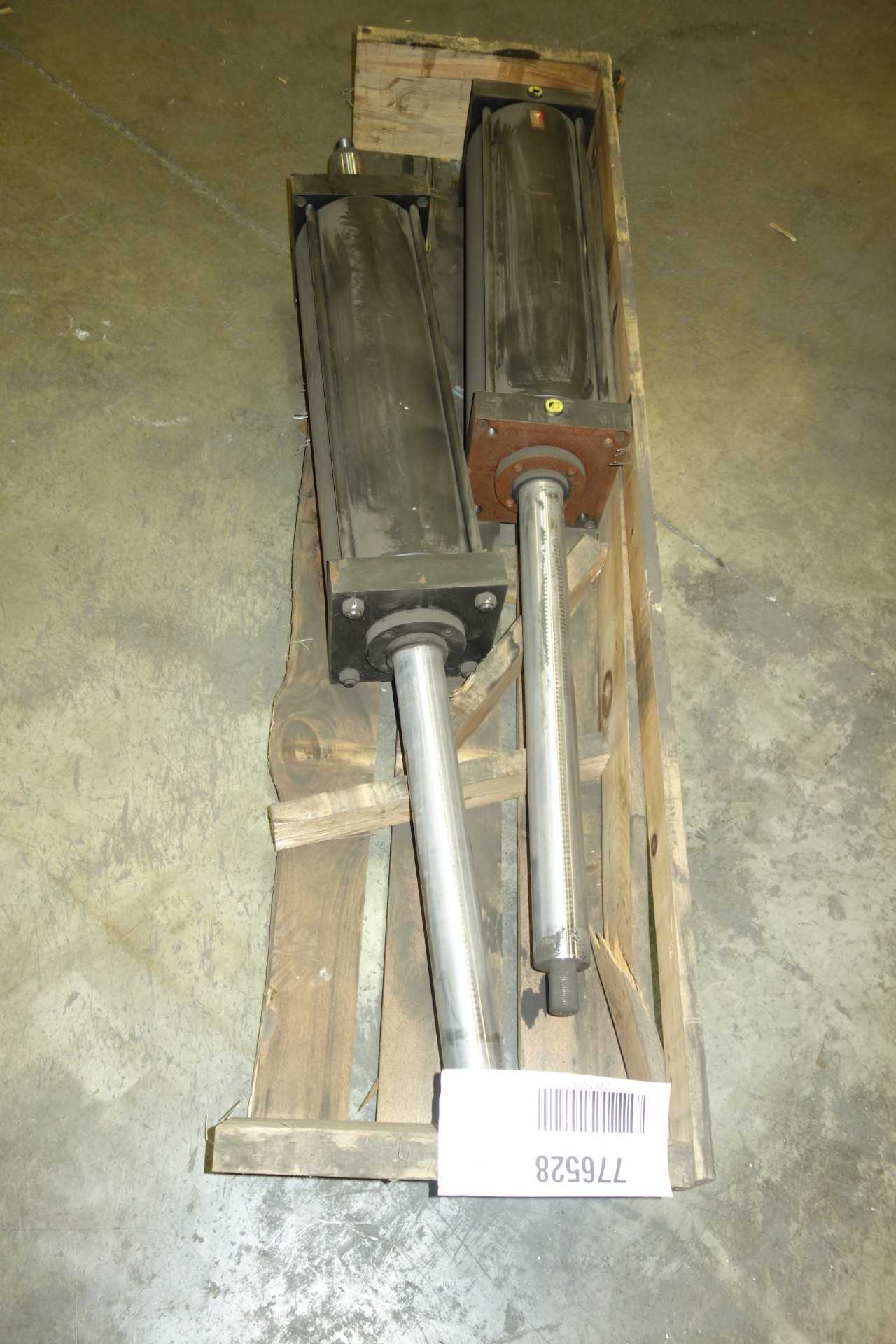 LOT OF 2 HANNA CYLINDERS - PNEUMATIC CYLINDERS & ACTUATORS