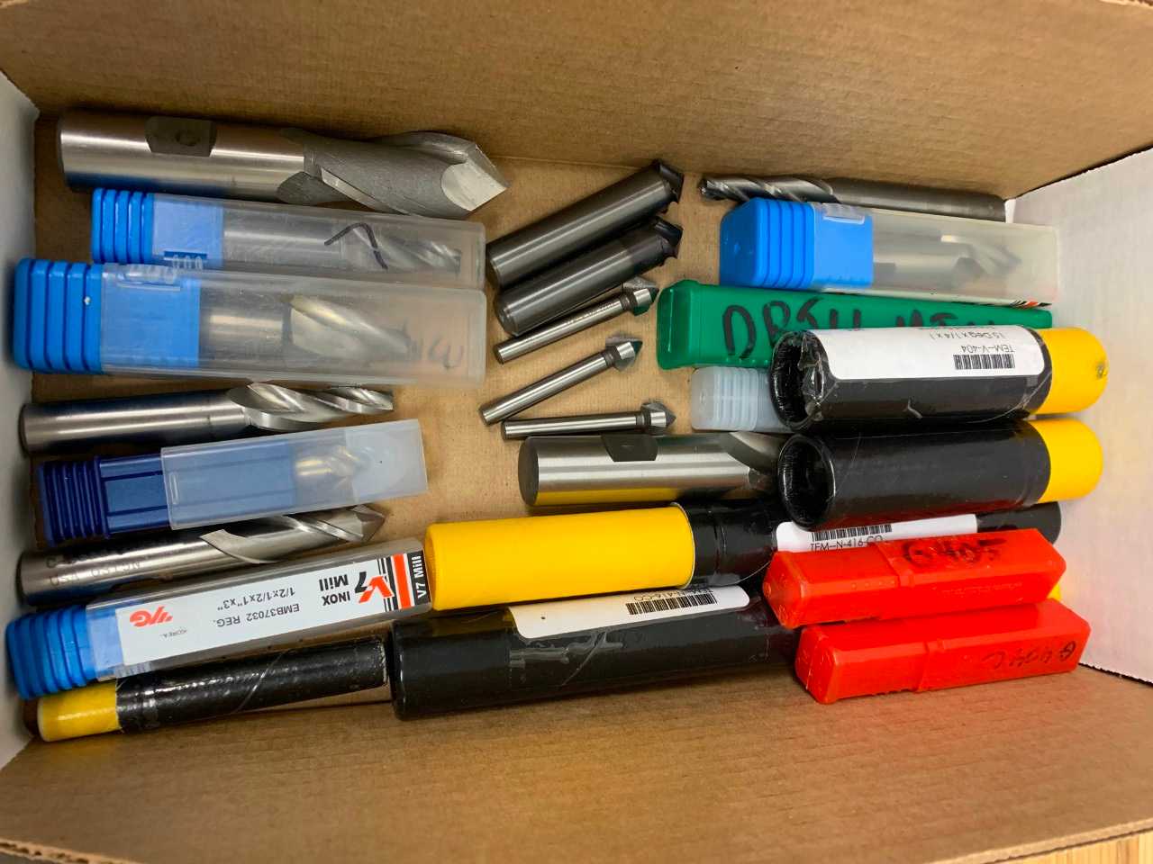 Assorted Tapered end mills – Many new - ELECTRIC POWER TOOLS
