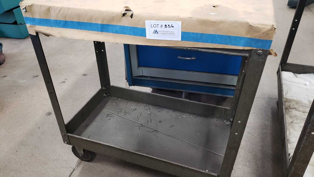 Mobile Metal Shop Cart - ROLLING CARTS