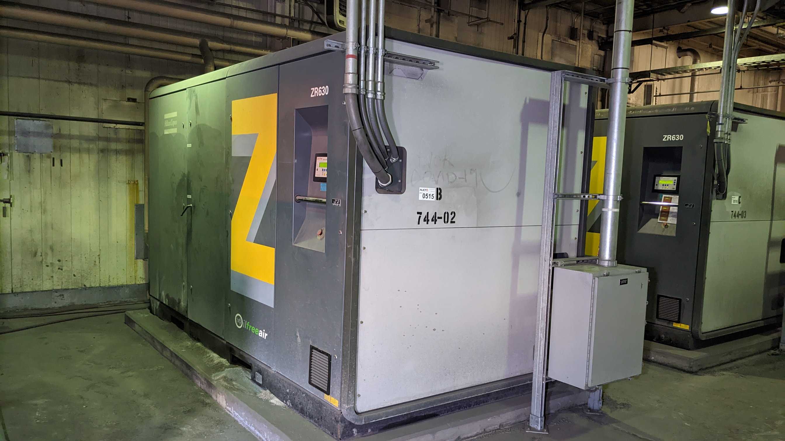 ATLAS COPCO ZR630 AIR COMPRESSOR - AIR COMPRESSORS
