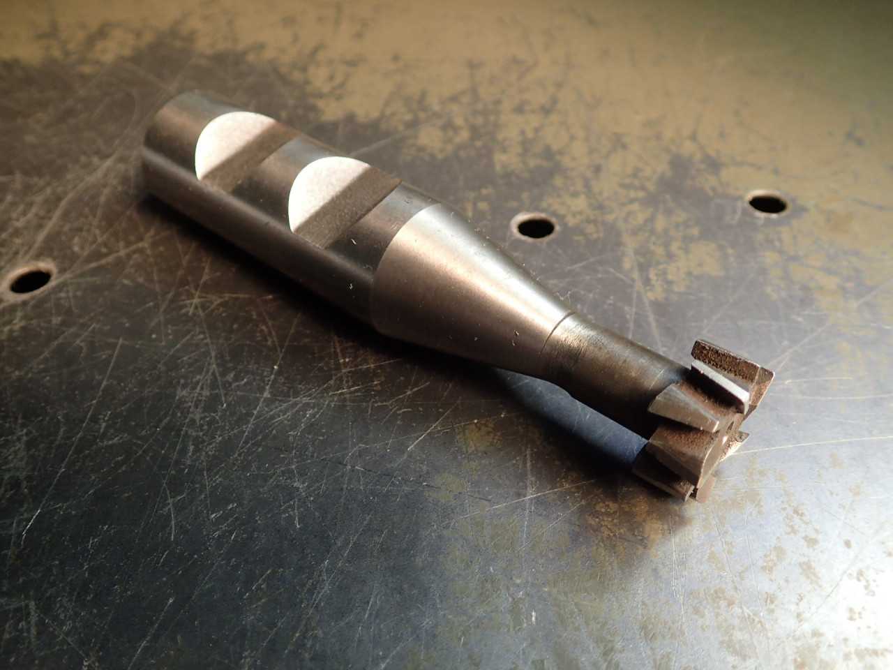 1/2" Bolt Size T-Slot Mill Milling Cutter 3/8" Deep 7/8" OD 1" Straight Shank - MILLING TOOLS