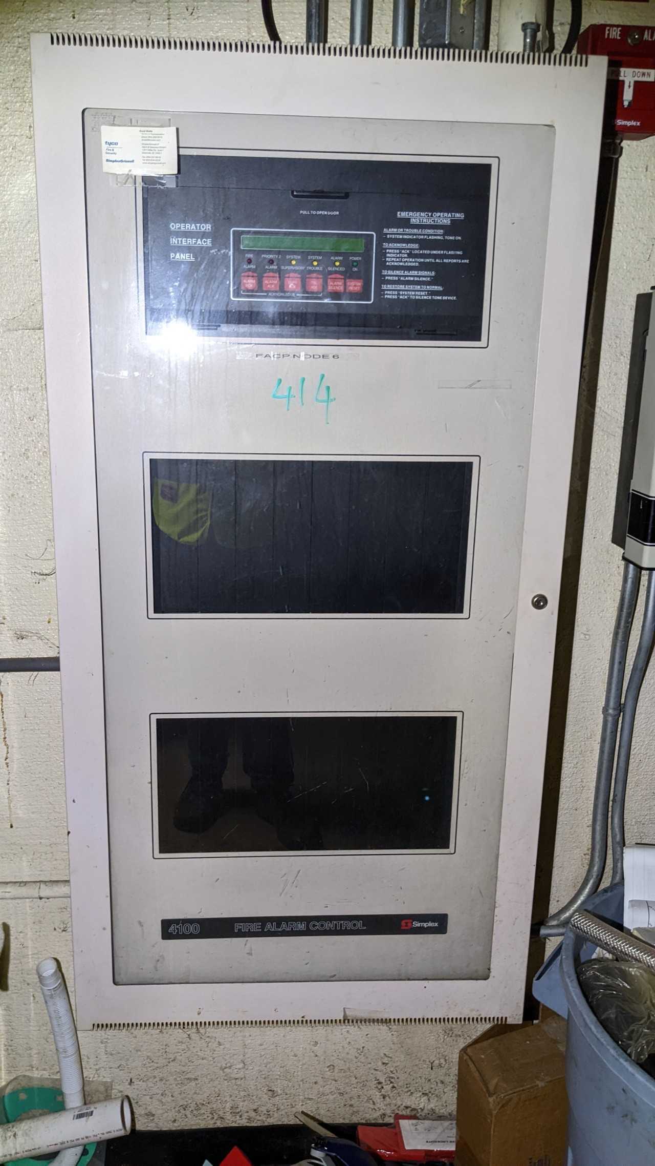 LOT OF 3 FIRE CONTROL PANEL - SAFETY EQUIPMENT