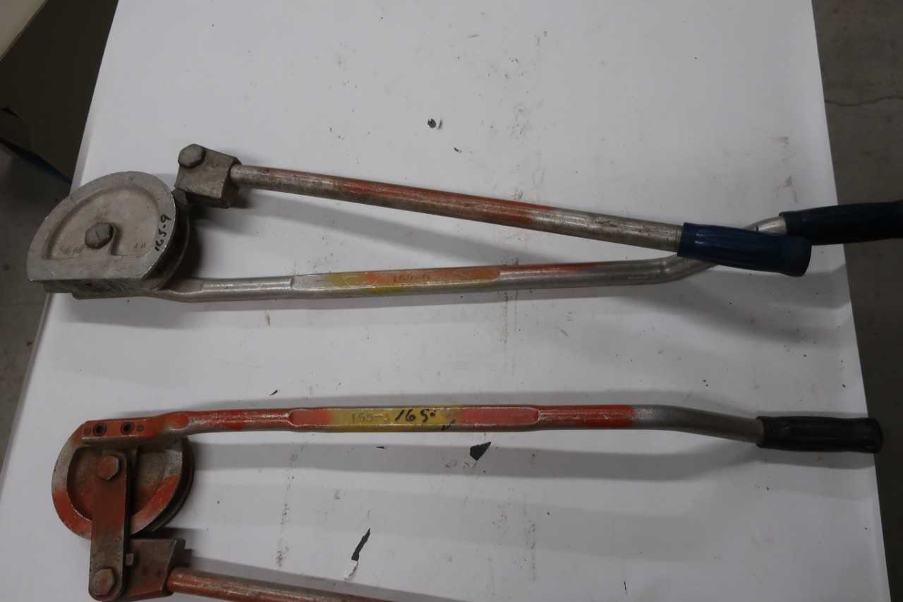 LOT OF 4 ASSORTED IMPERIAL PIPE BENDERS - HAND TOOLS