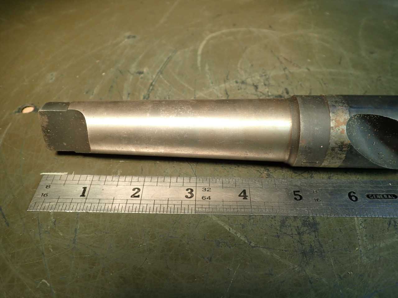 National 1-13/32" 1.4062" HSS Drill Bit 15" OAL Morse Taper #4 Shank MT4 4MT USA - MACHINING EQUIPMENT PARTS