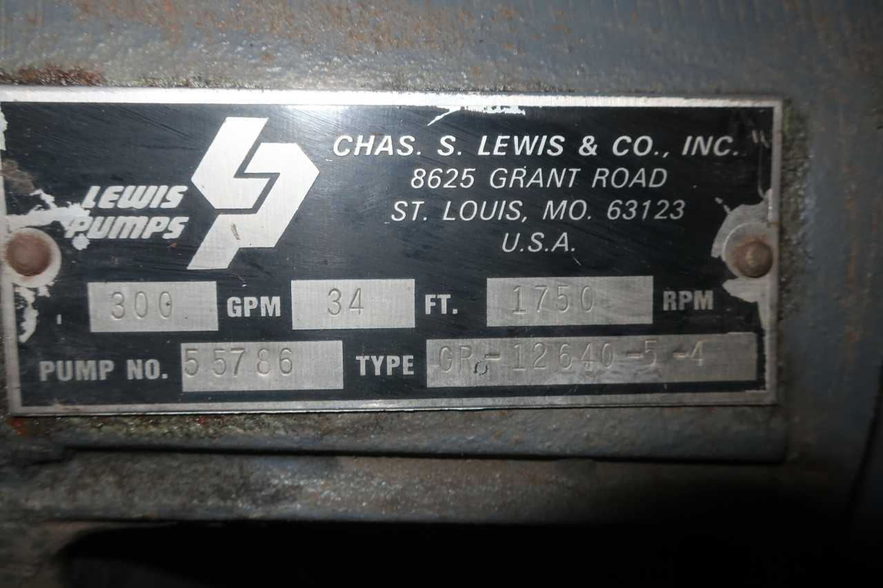 LOT OF 2 LEWIS PUMP ASSEMBLYS - PUMPS