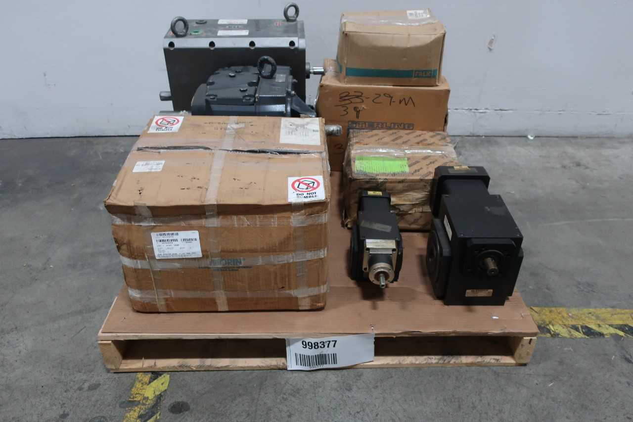 PALLET OF ASSORTED GEAR REDUCERS - GEAR REDUCERS