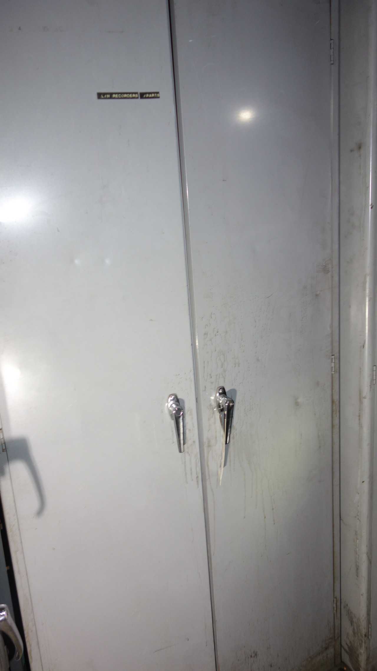 CABINET WITH CONTENTS, ASSORTED WIRE, THERMOCOUPLE - ELECTRICAL COMPONENTS