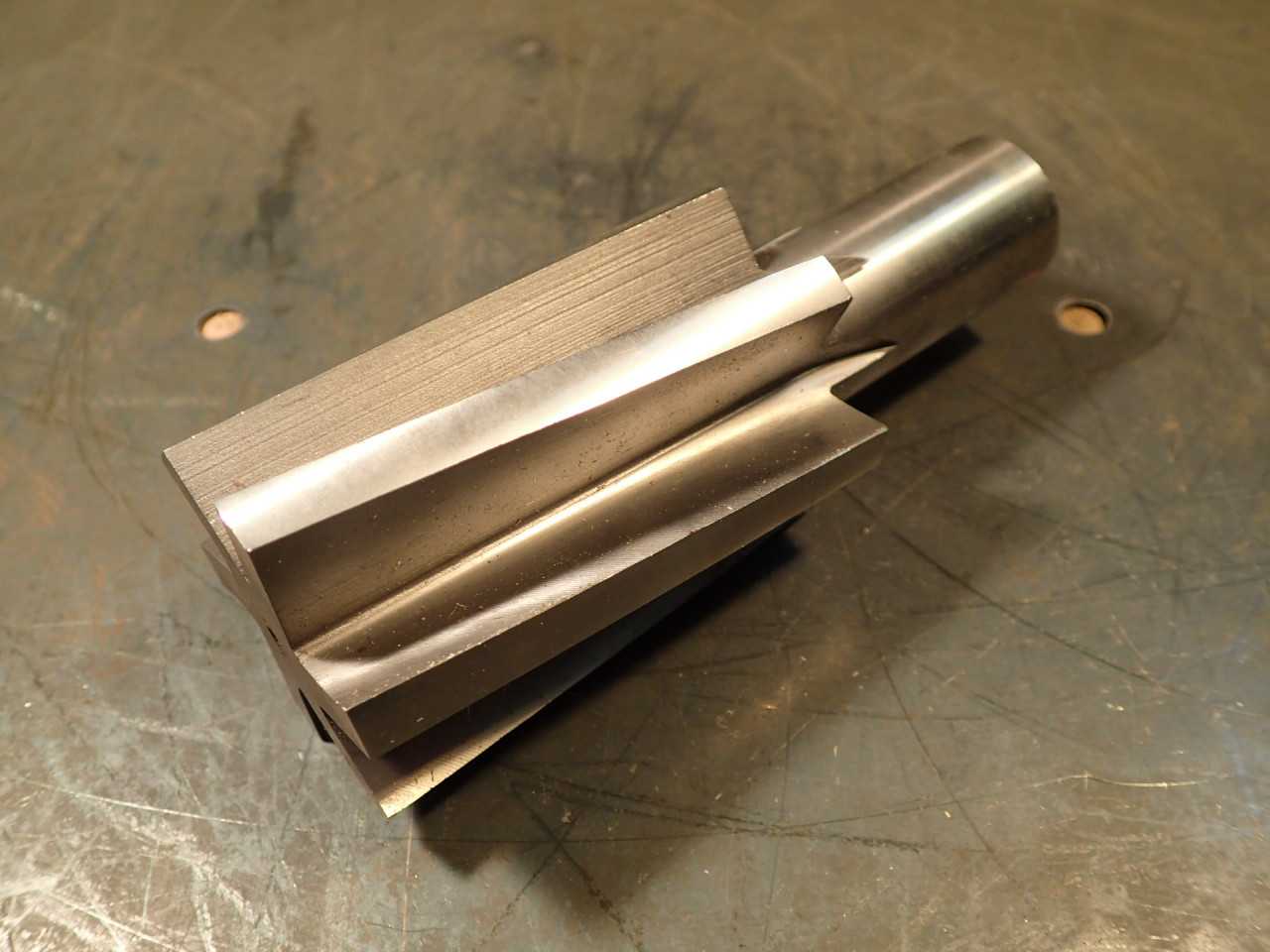 FTI 1.910" 6-Flute Non-Center Cutting End Mill 3" Shoulder 1" Shank M-42 HSS - TOOLING FOR MILLING MACHINES
