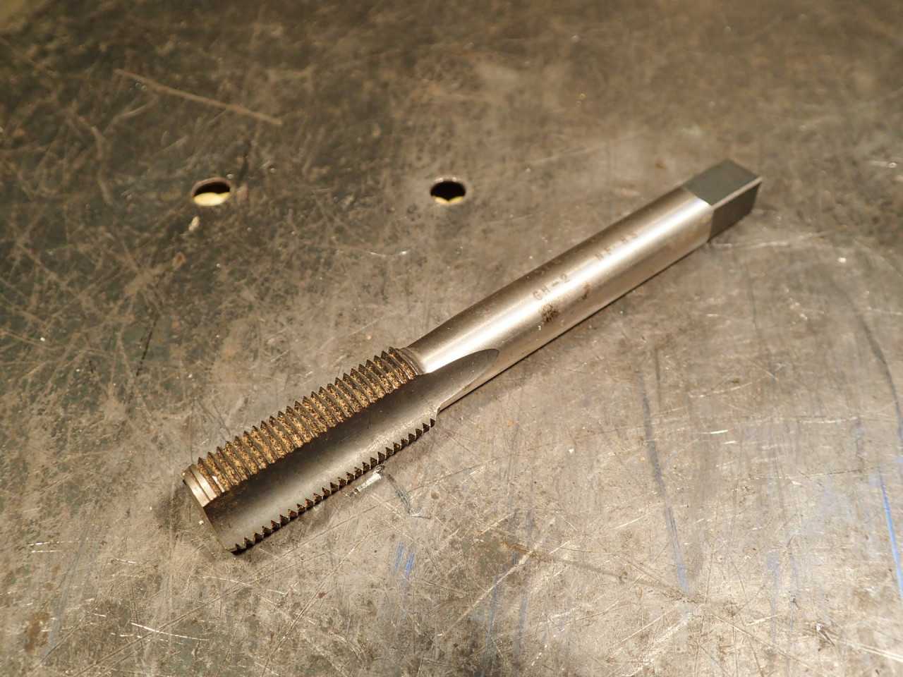 Winter 5/8" -18 NF 4" Extension Hand Threading Plug Thread Tap: 3-Flute GH-2 USA - END MILLS
