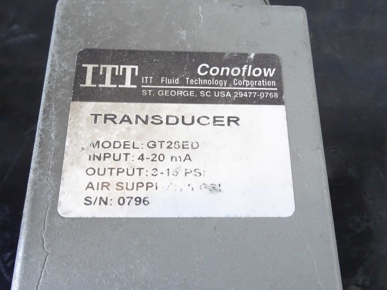 ITT transducer - - INSTRUMENTATION