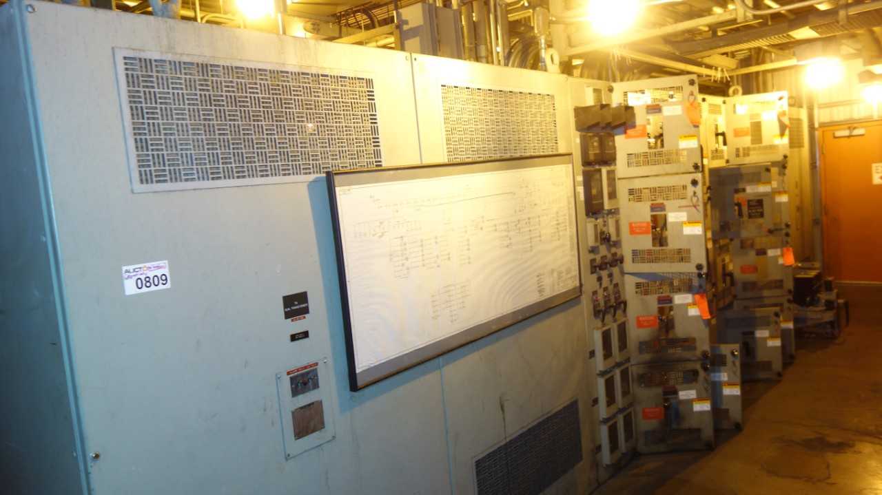 WESTINGHOUSE SWITCHGEAR UNIT W/ 2X AA 1000KVA 2400V-AC 480V-AC TRANSFORMER (EXCLUDES BREAKERS, INCLUDES ALL ELECTRICAL/CABLES)  DELAYED REMOVAL - CONTROL TRANSFORMERS