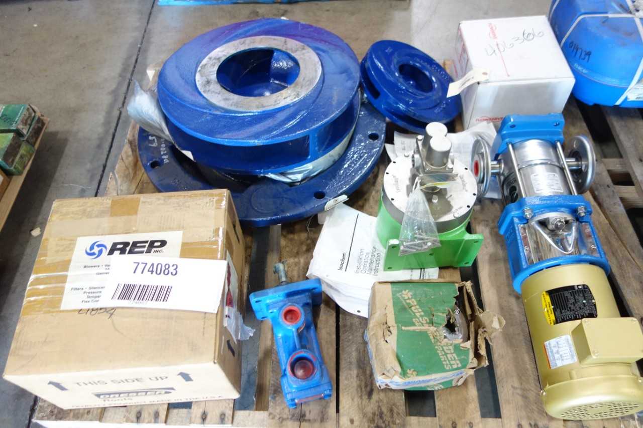 1 PALLET OF ASSORTED PUMP PARTS - PUMPS
