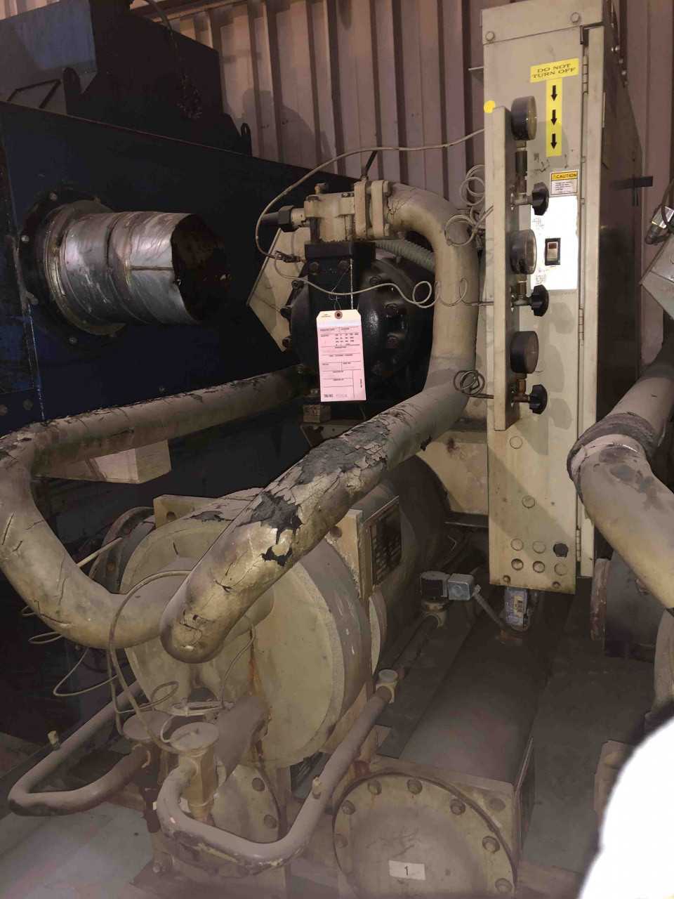 1994 Snyder General WHR080D-W Dual Compressor and Triple Tube Chiller - CONSTRUCTION