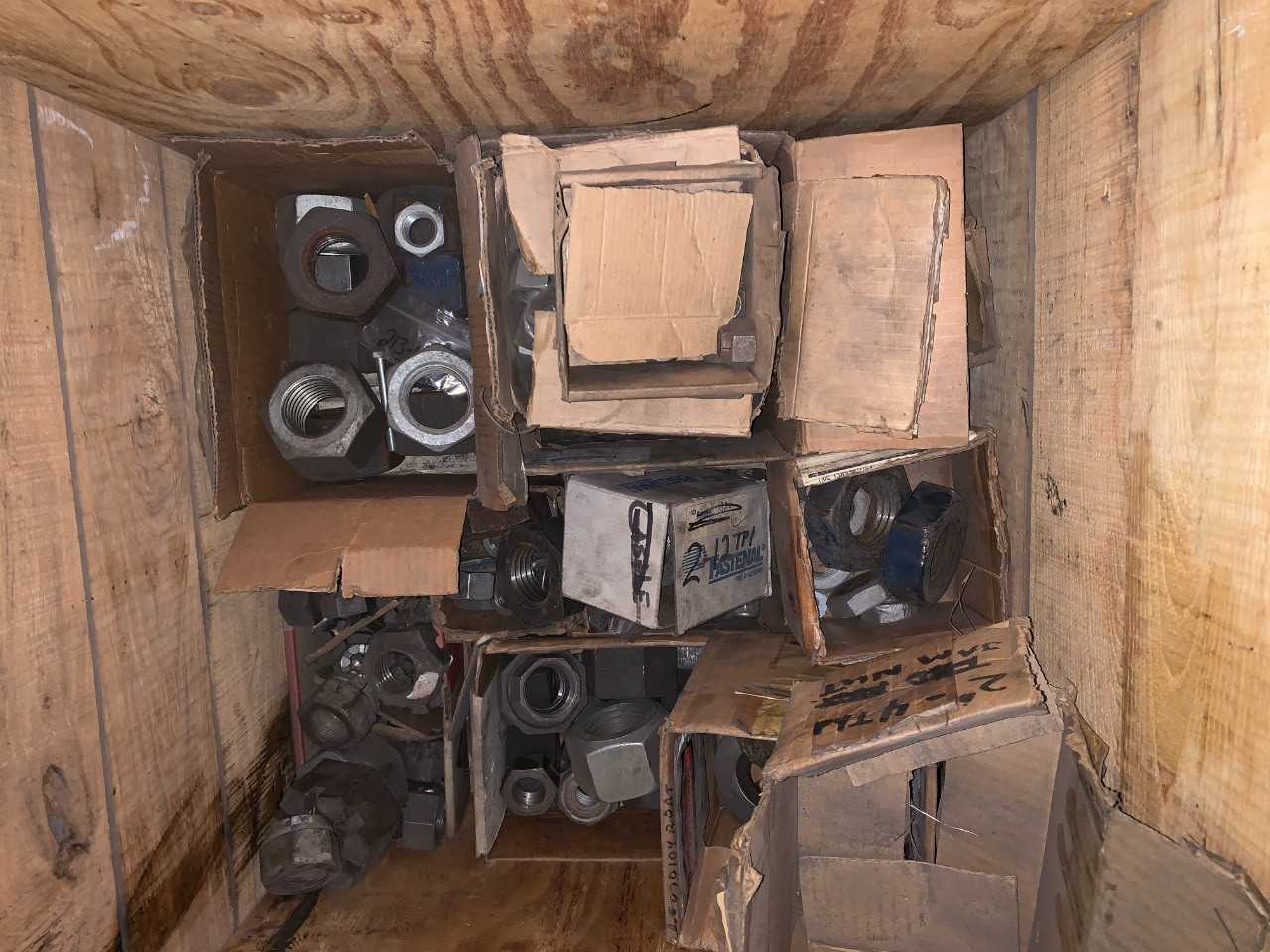Crate with Large Nuts - INDUSTRIAL PARTS
