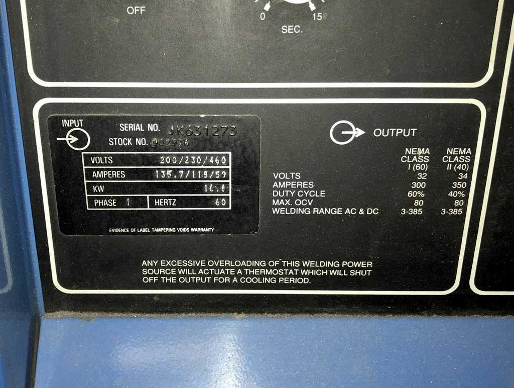 Miller Syncrowave 350 Welder - WELDING EQUIPMENT
