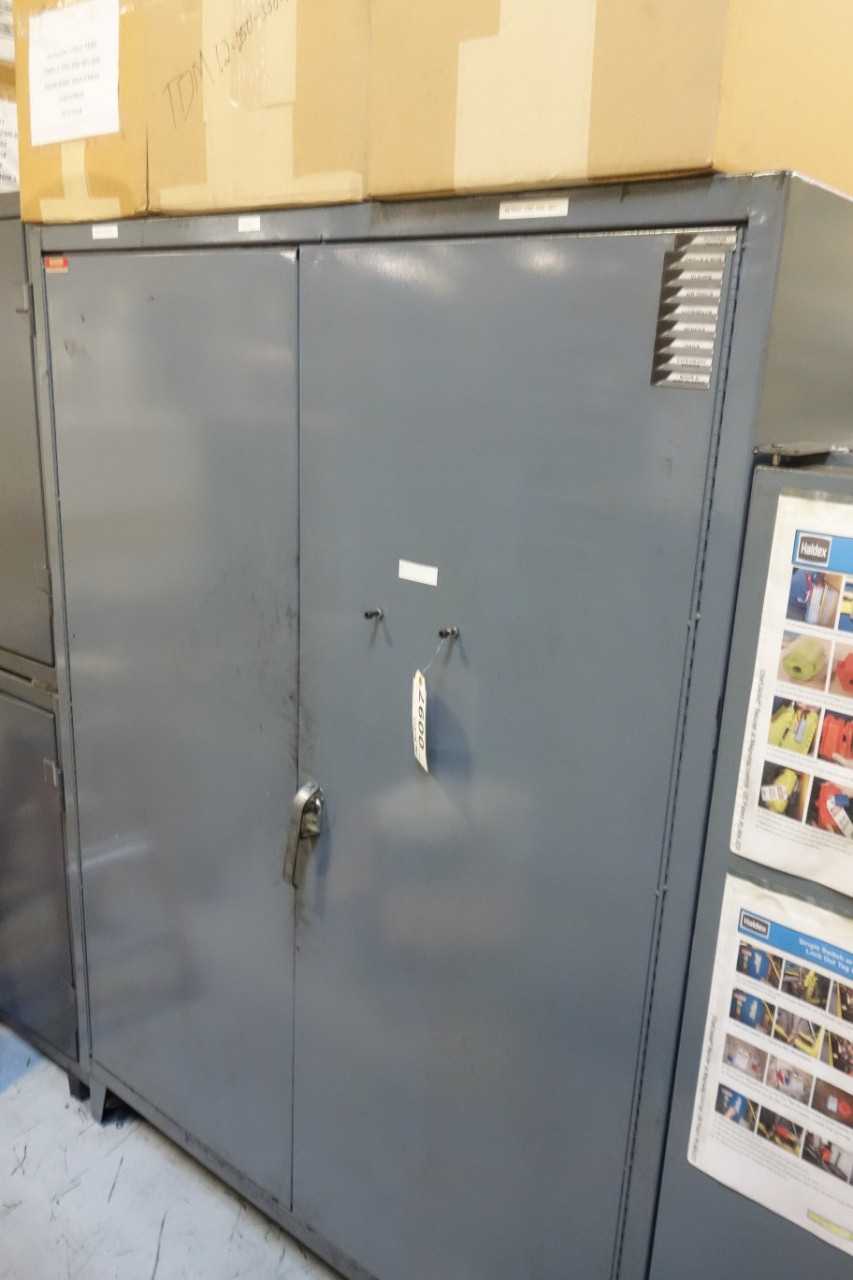 Durham Hodge Cabinet with fasteners, washers, pipe fittings - PROCESS EQUIPMENT