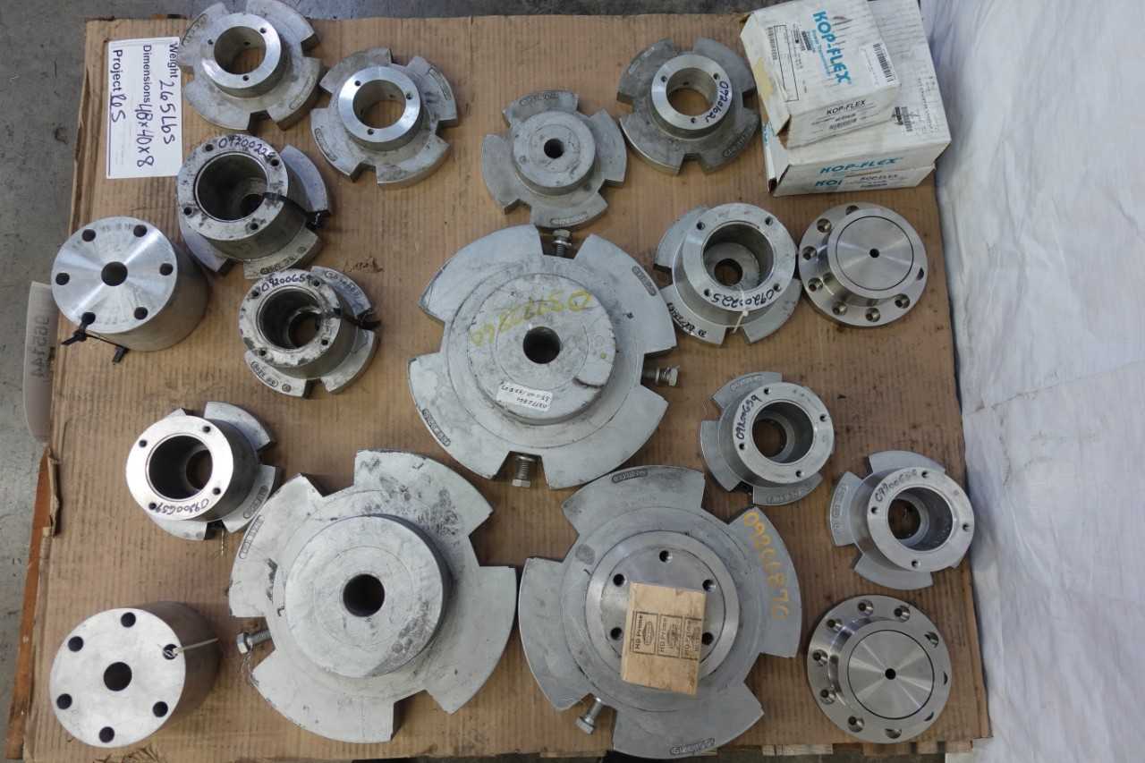 PALLET OF ASSORTED COUPLINGS - COUPLINGS, JOINTS, & HUBS