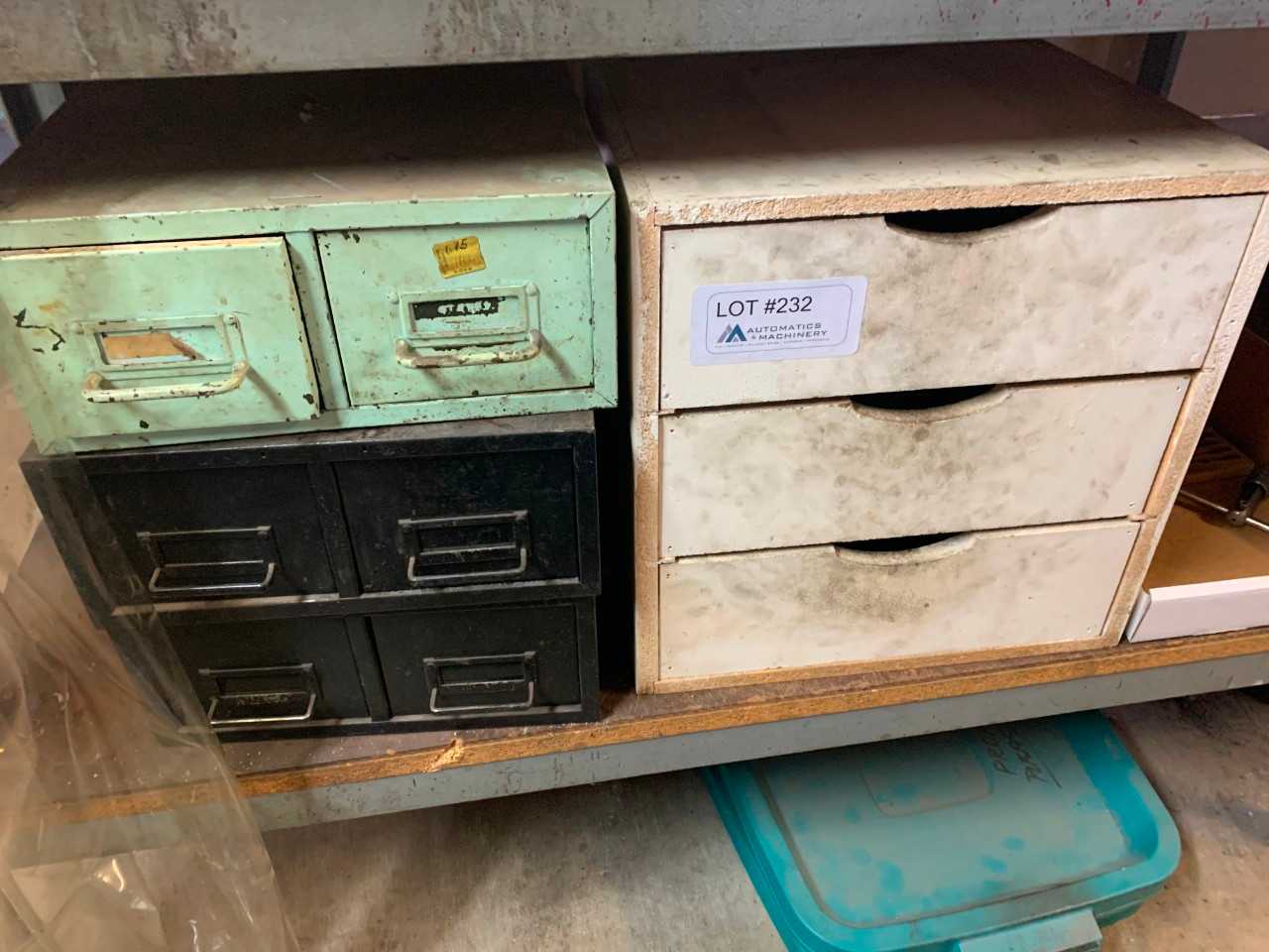 (4) Organizers (Contents Included) - INDUSTRIAL PARTS (4) Organizers (Contents Included) - INDUSTRIAL PARTS