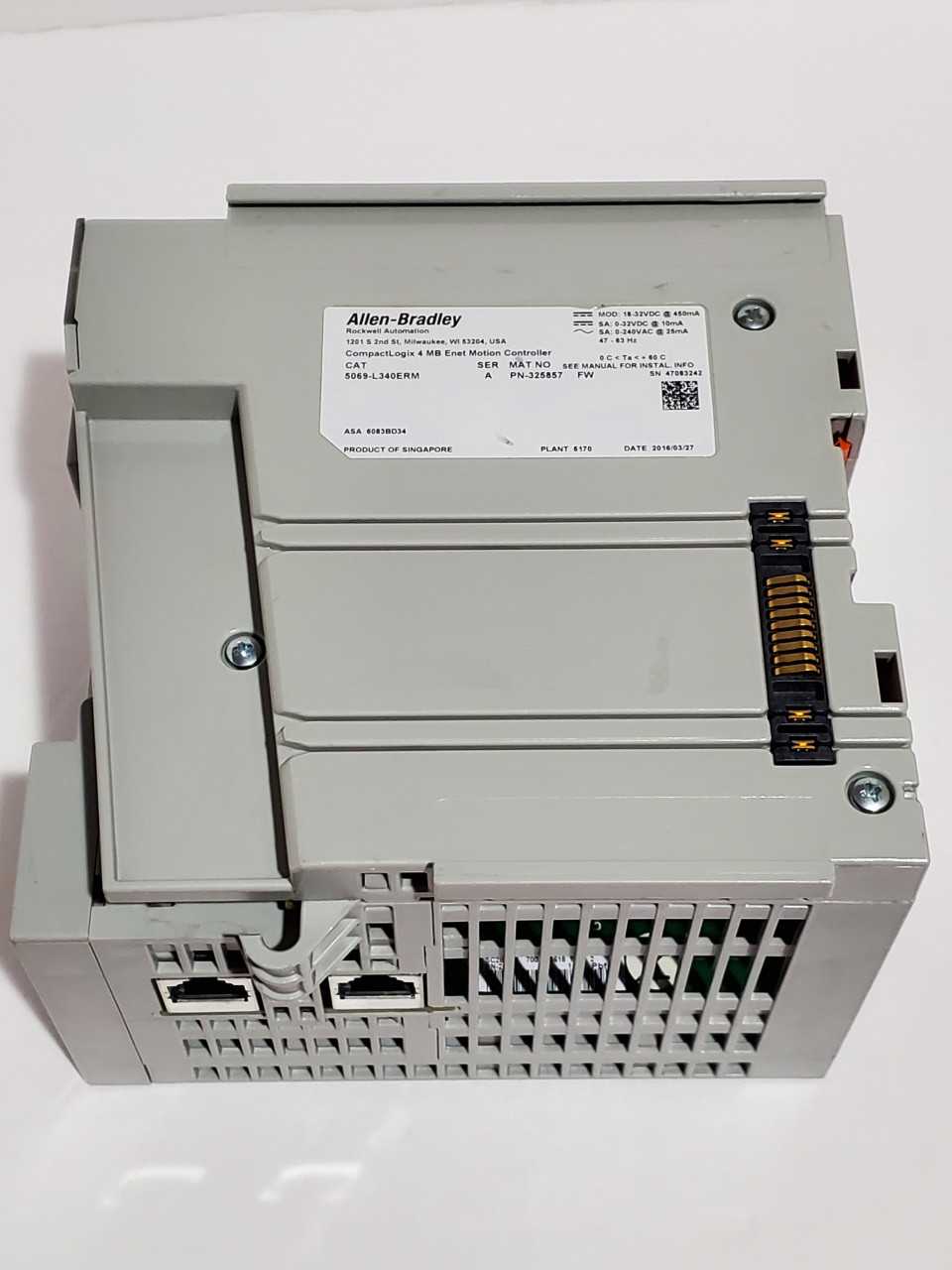 Allen Bradley CompactLogix 5069-L340ERM - AUTOMATION & CONTROLS