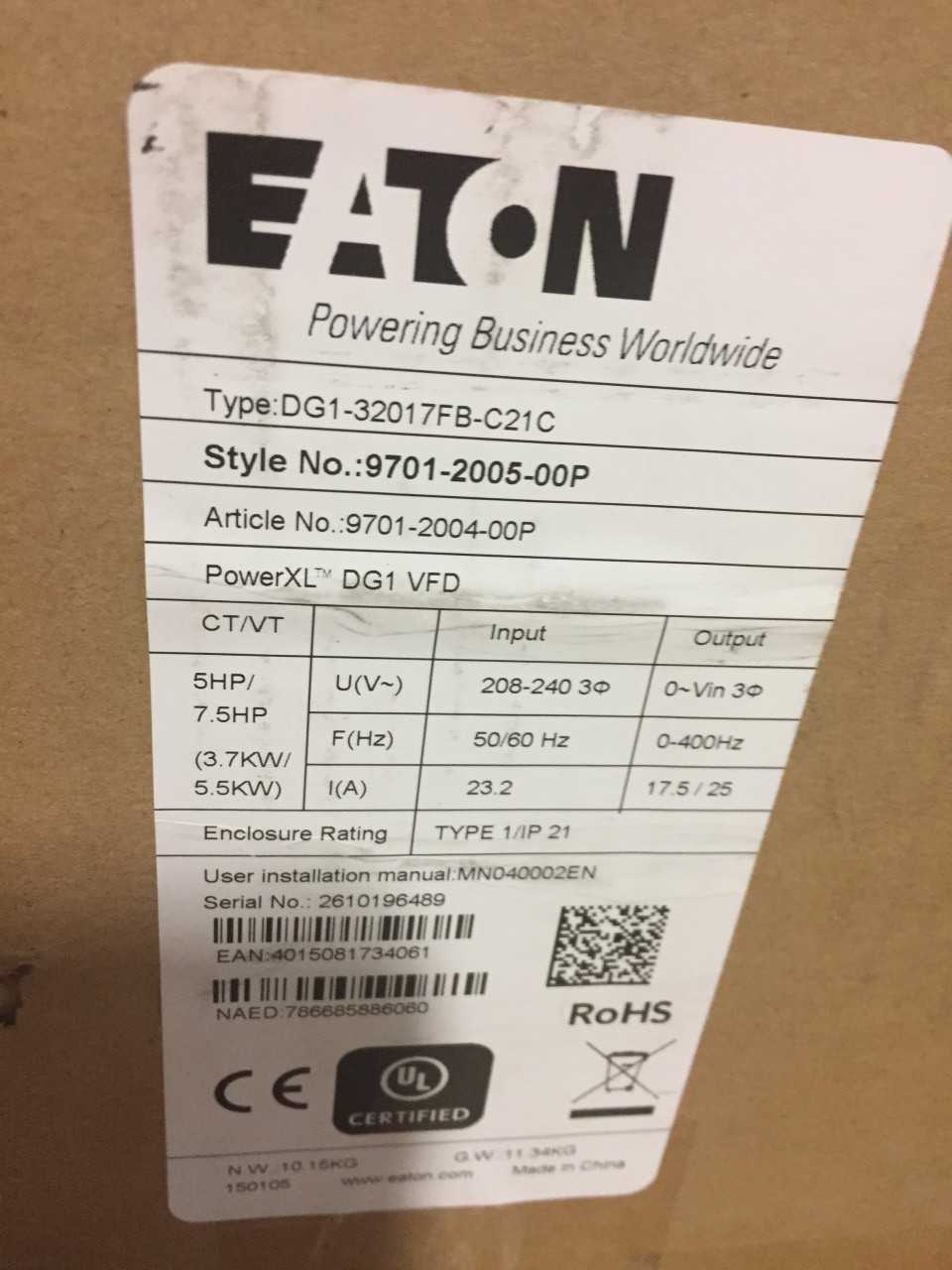 Eaton Drives - MOTOR DRIVES