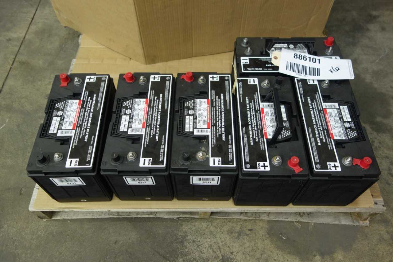 LOT OF 6 NAPA 8231 PREMIUM MARINE/RV DEEP CYCLE BATTERIES