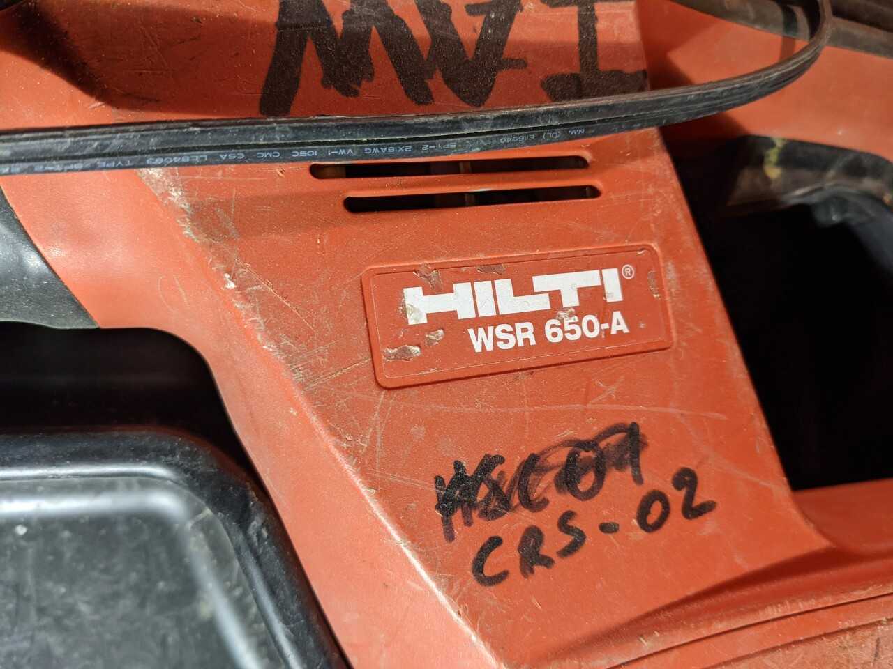 Hilti Reciprocating cordless saw with charger - ELECTRIC POWER TOOLS