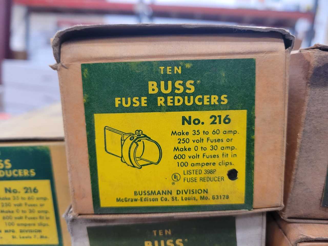 [Bussmann - 270QTY] "216" Fuse Reducers - GEAR REDUCERS