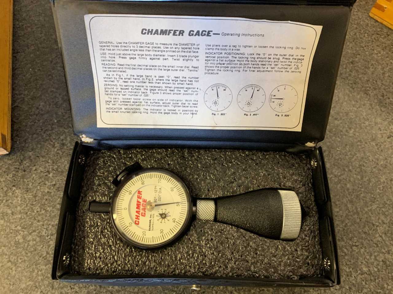Chamfer Gage - PROCESS EQUIPMENT