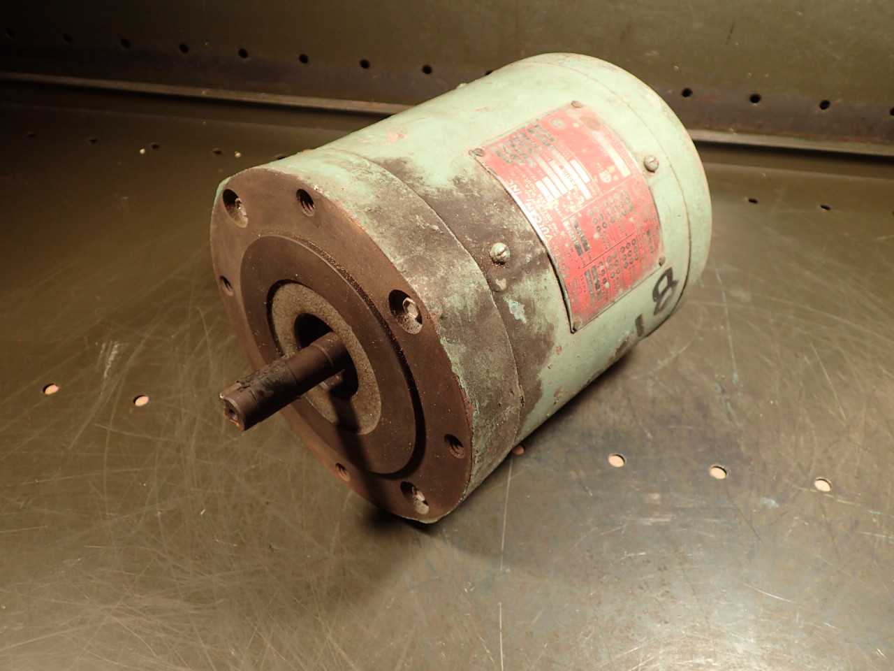 Copes-Vulcan PN 230/460V 3ph AC Electric Motor: 0.6hp, 1725 RPM D56CZ 5/8" Shaft - ELECTRIC MOTORS