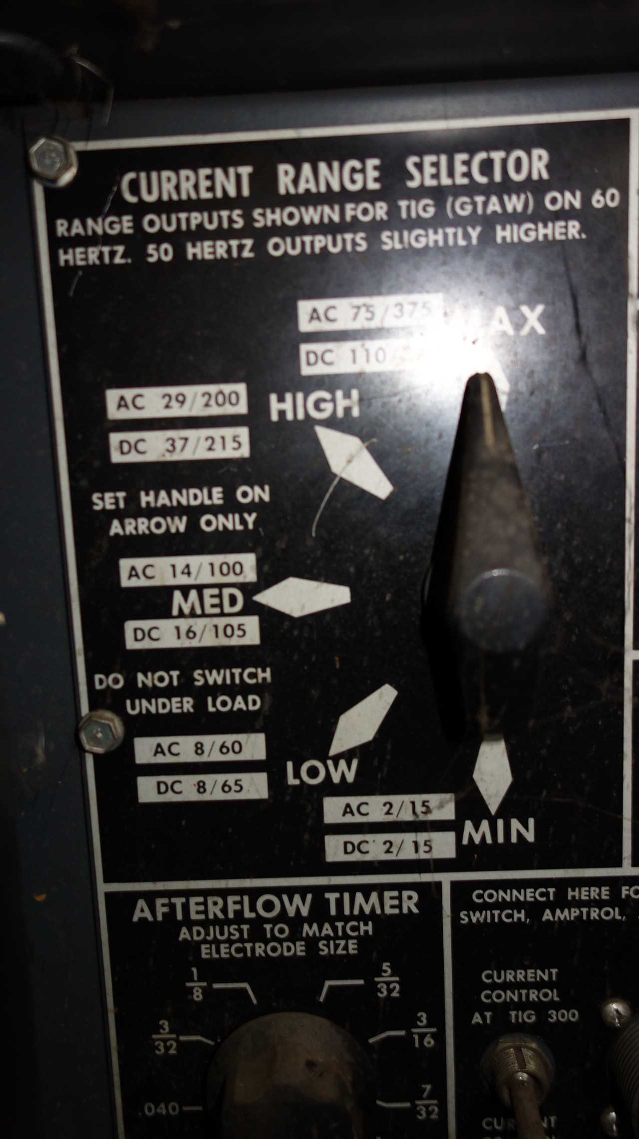 LINCOLN TIG 300/300 IDEALARC AC/DC ARC WELDING POWER SOURCE WELDER 208/230/460V-AC - ARC WELDERS