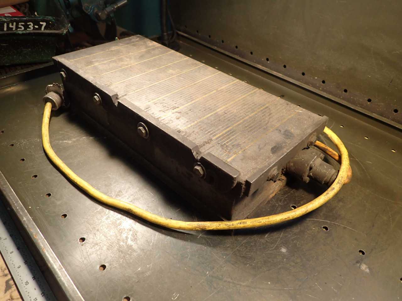 18" x 8" Micro Line Elecro-Magnetic Surface Grinder Mag Chuck Grinder Vise As-Is - GRINDING MACHINE PARTS