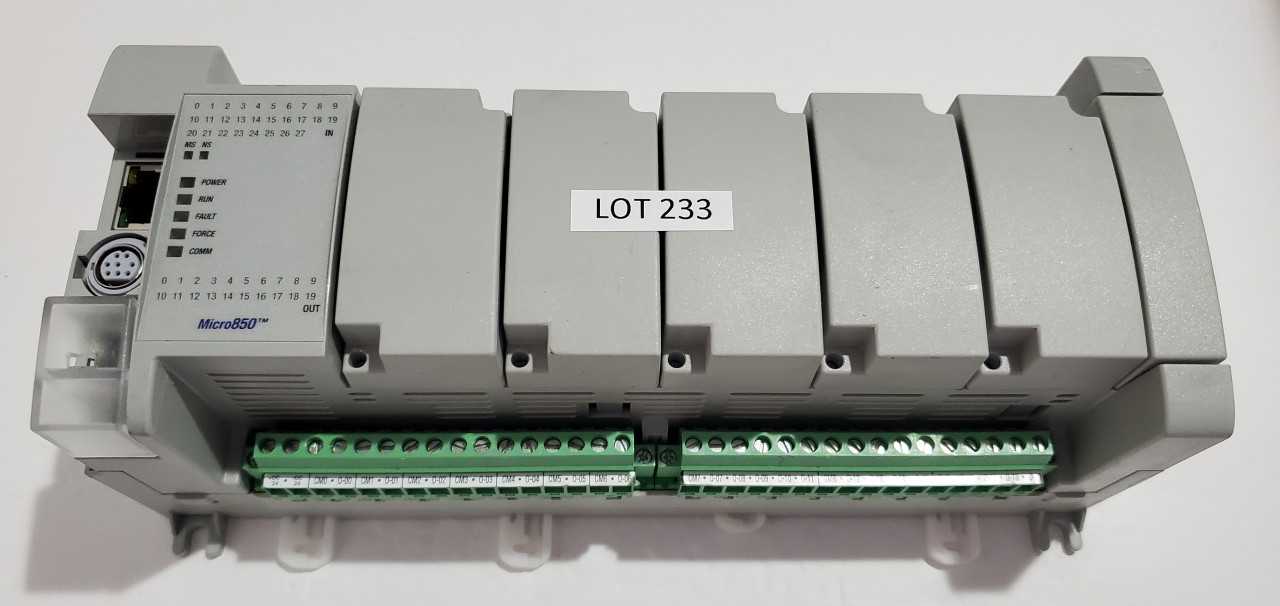 Allen Bradley Micro 850 2080-LC50-48QWB PLC - AUTOMATION & CONTROLS