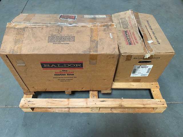 Lot of 2 Baldor AC Motors - "Refurbished in Original Box" - Pulled from Tool Crib - ELECTRIC MOTORS