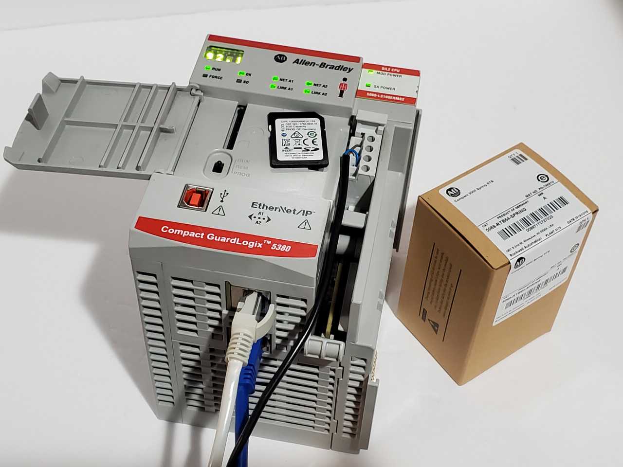 Allen Bradley CompactLogix 5069-L3100ERMS2 Plus Brand new 5069-RTB64 Spring - AUTOMATION & CONTROLS Allen Bradley CompactLogix 5069-L3100ERMS2 Plus Brand new 5069-RTB64 Spring - AUTOMATION & CONTROLS