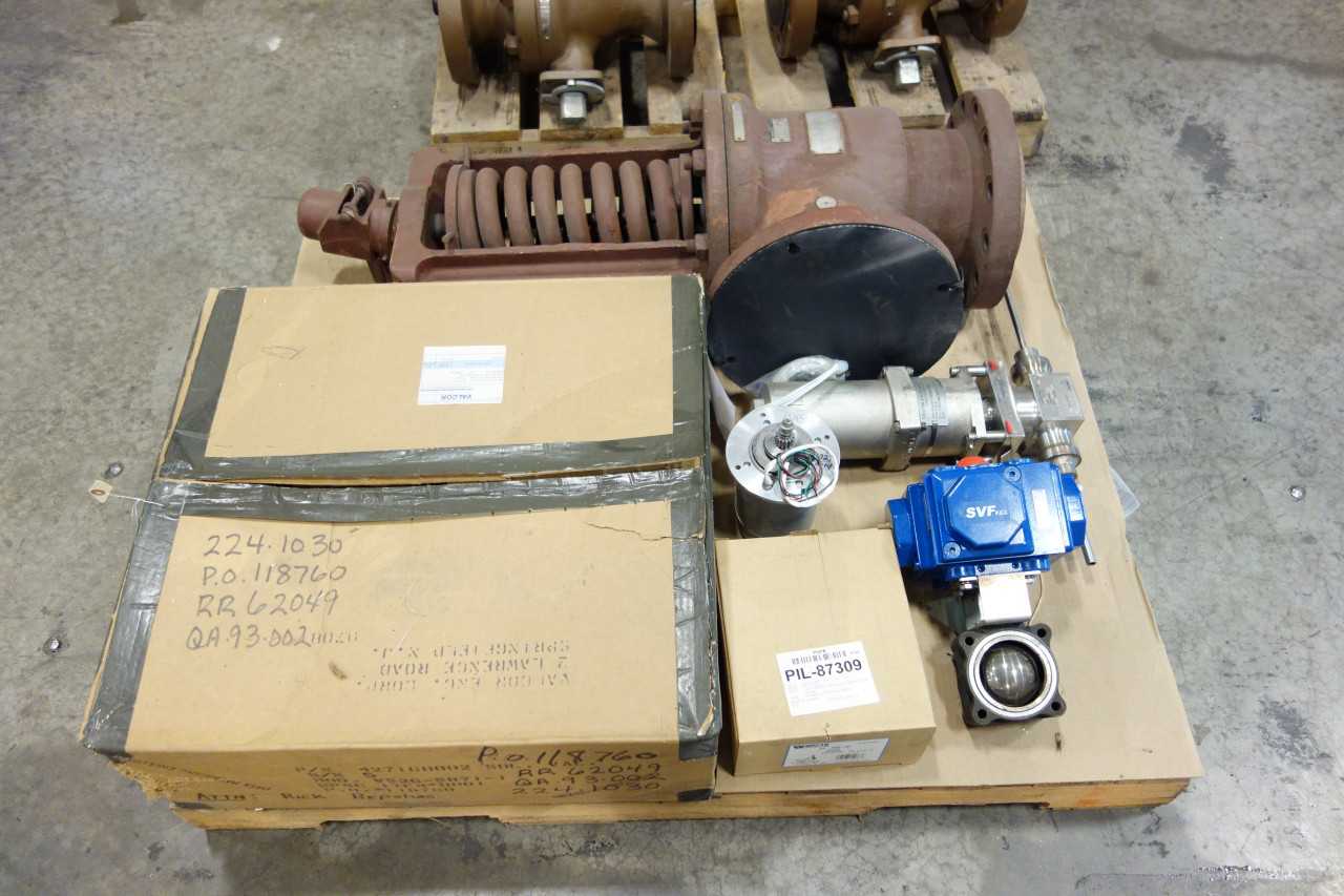 2 PALLETS OF ASSORTED VALVES AND VALVE ACCESSORIES - VALVES