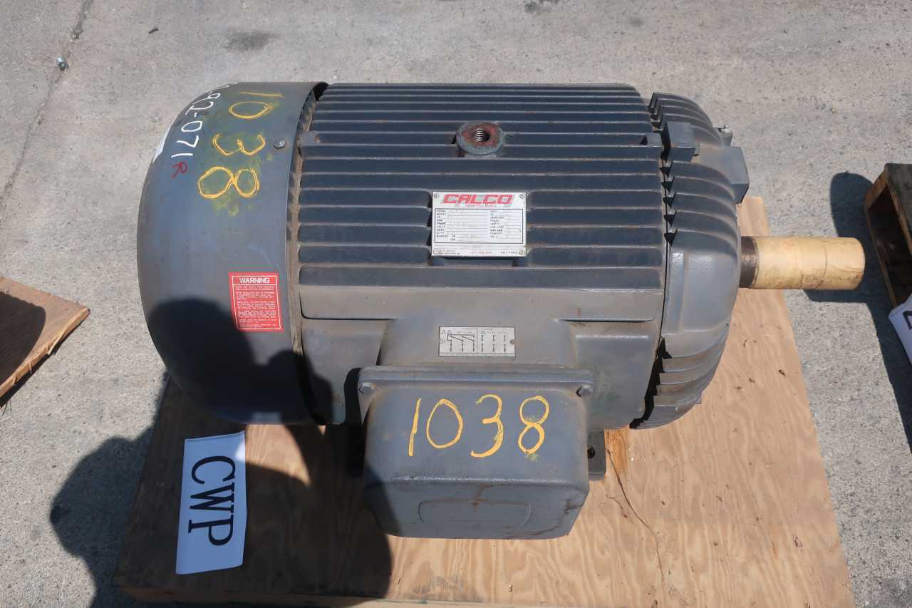CALCO 3AF20840TK MOTOR 460DV 880RPM 3PH 60HP - ELECTRIC MOTORS