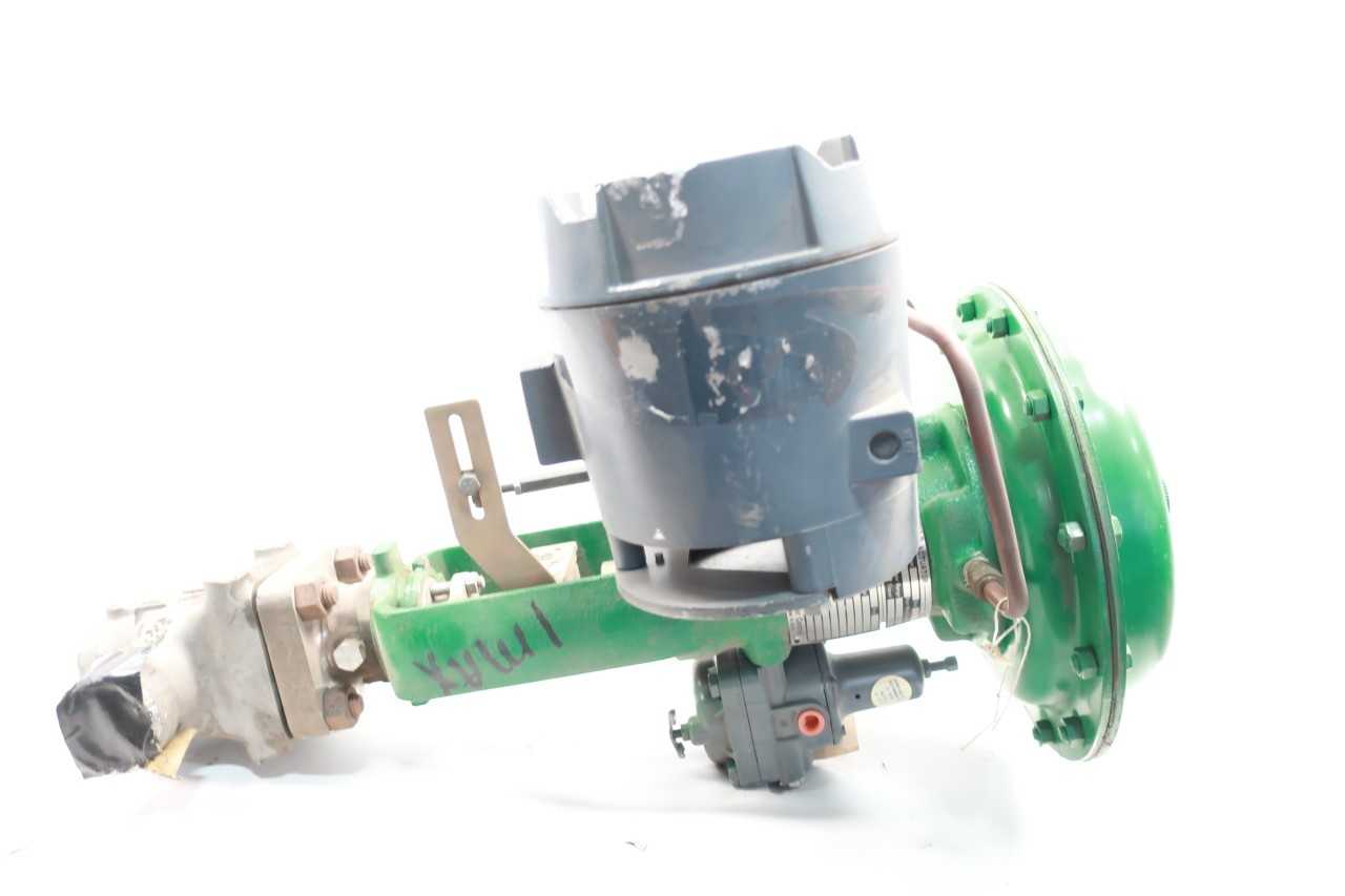 FISHER ES PNEUMATIC 667 600 STAINLESS SOCKET WELD 3590 1IN CONTROL VALVE - CONTROL VALVE