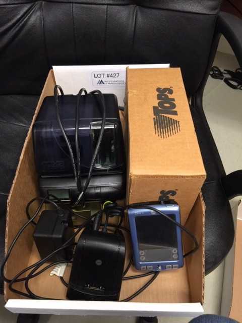 Time Clock w/ Time Cards and Zire 71 Handheld PDA - MISCELLANEOUS Time Clock w/ Time Cards and Zire 71 Handheld PDA - MISCELLANEOUS