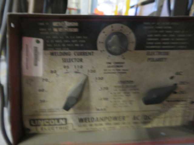 Lincoln Welder AC/DC Weld A power - MISCELLANEOUS