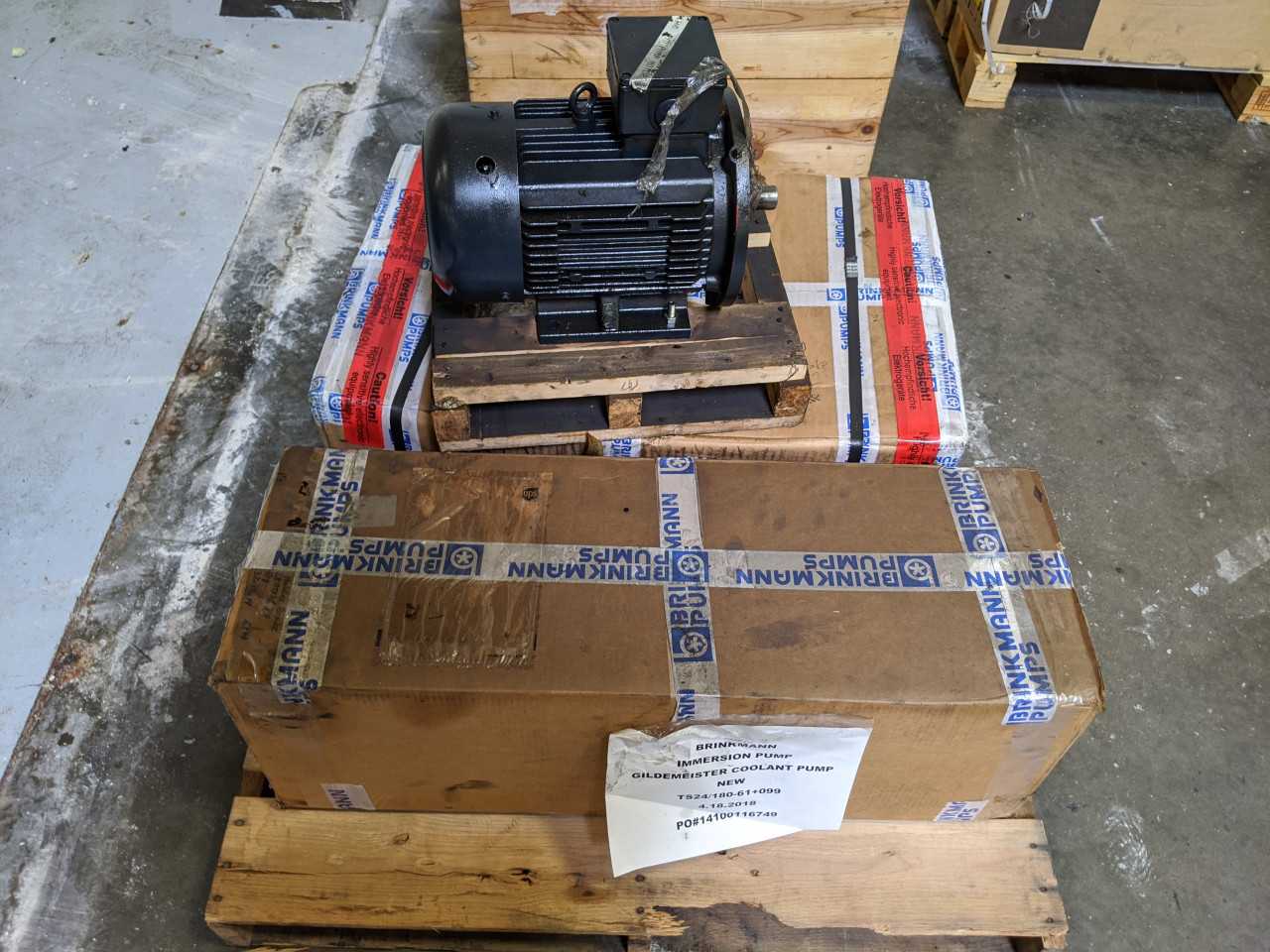 Brinkmann TS 24/180 Immersion Pump with Leeson 5.5HP AC Motor - PUMPS