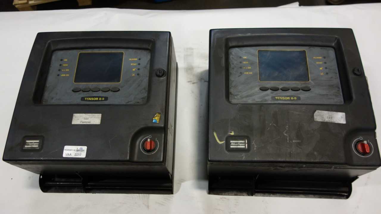 LOT OF 2 ATLAS COPCO PF3109-G-DN-HW TENSOR NUTRUNNER CONTROLLERS 8433 2940 00 - AUTOMATION & CONTROLS