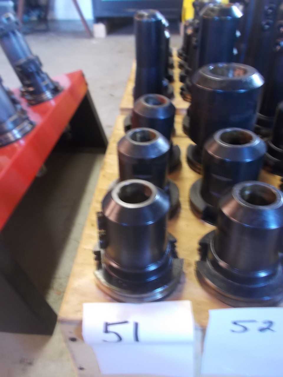4  Cat 50 End Mill Holders Assorted - MACHINING ACCESSORIES & TOOLING